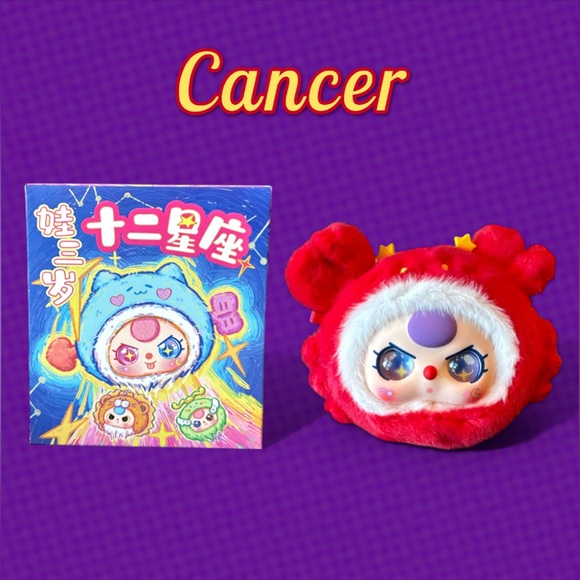 Baby Three Twelve Constellations Plush Pendant Blind Box Cancer Confirmed - Picture 12 of 12